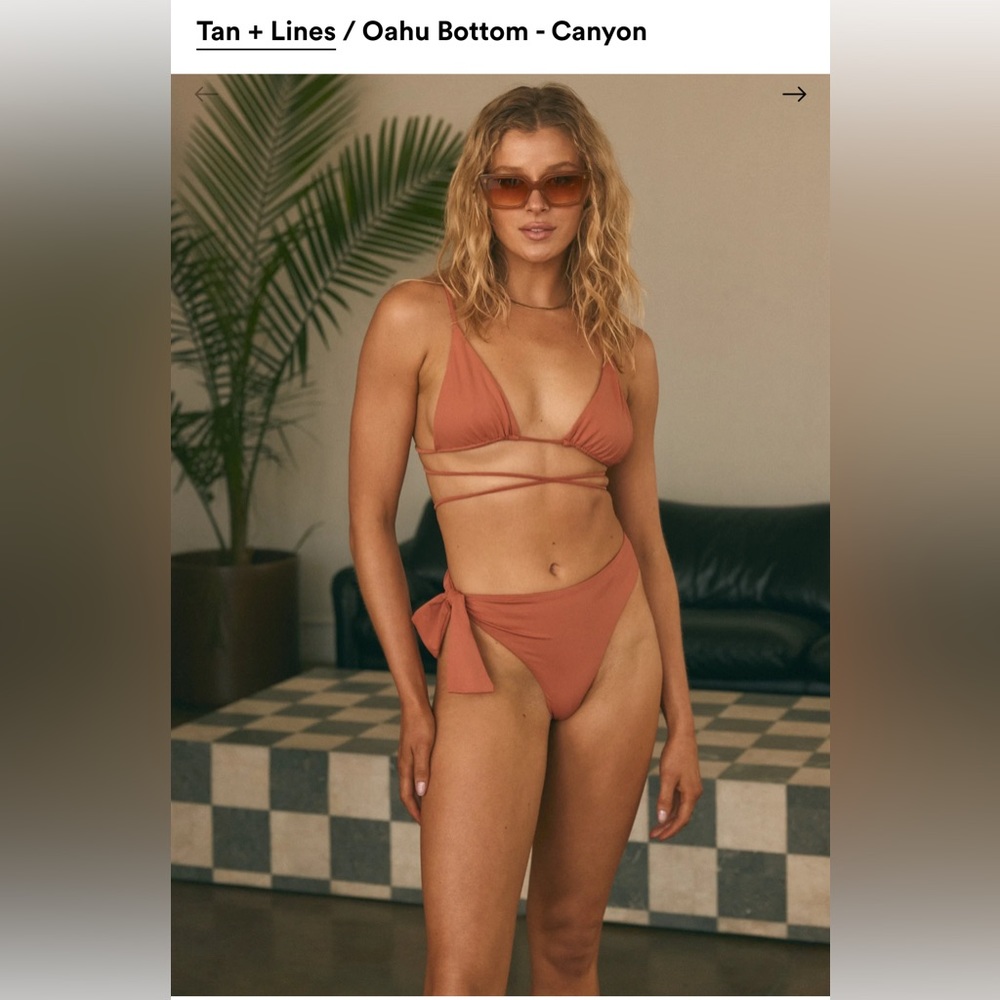Tan + Lines bikini set